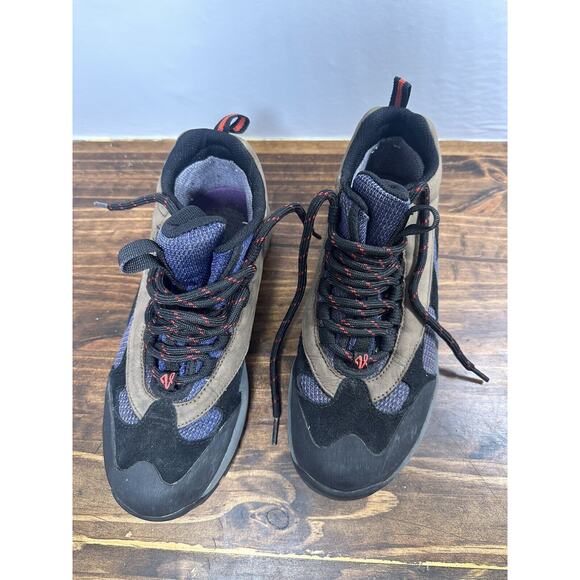 Great Vtg Women's VASQUE Ankle Hiking Trail Boots Size 8 Brown Leather VST - Picture 3 of 9